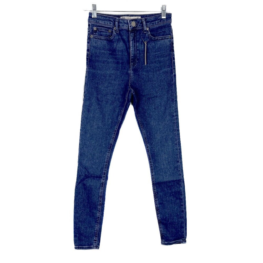 NWT ASOS Design Ridley High Waist Skinny Jeans in Indigo Wash Size 26 NEW